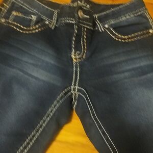 Maurices Dark Blue Skinny Jeans